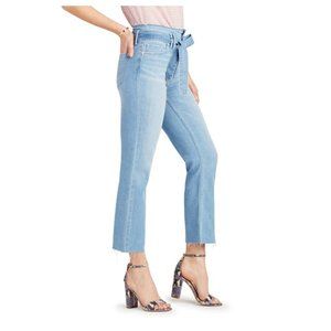 NWT Sam Edelman The Stiletto Belt Kick Flare Jeans